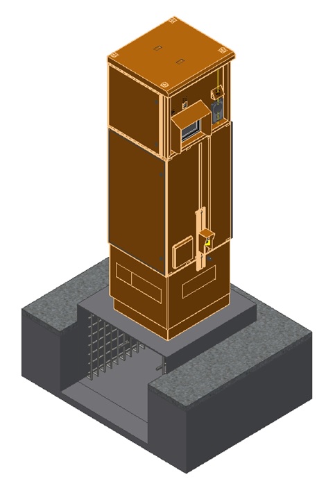 Vista 3D Gate Kiosk