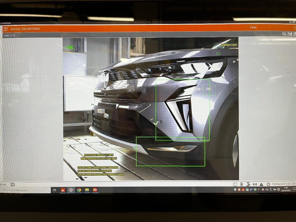 Inspección automática Grupo Renault - Órbita Ingeniería - Visión Artificial.