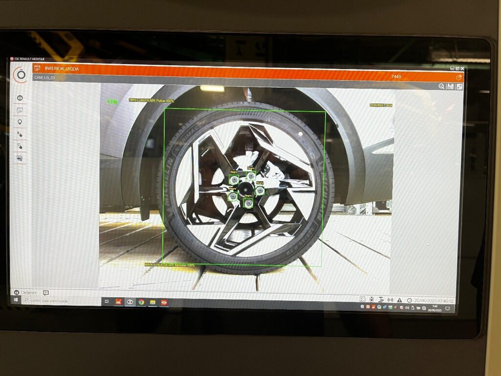 Inspección automática Grupo Renault - Órbita Ingeniería - Visión Artificial.