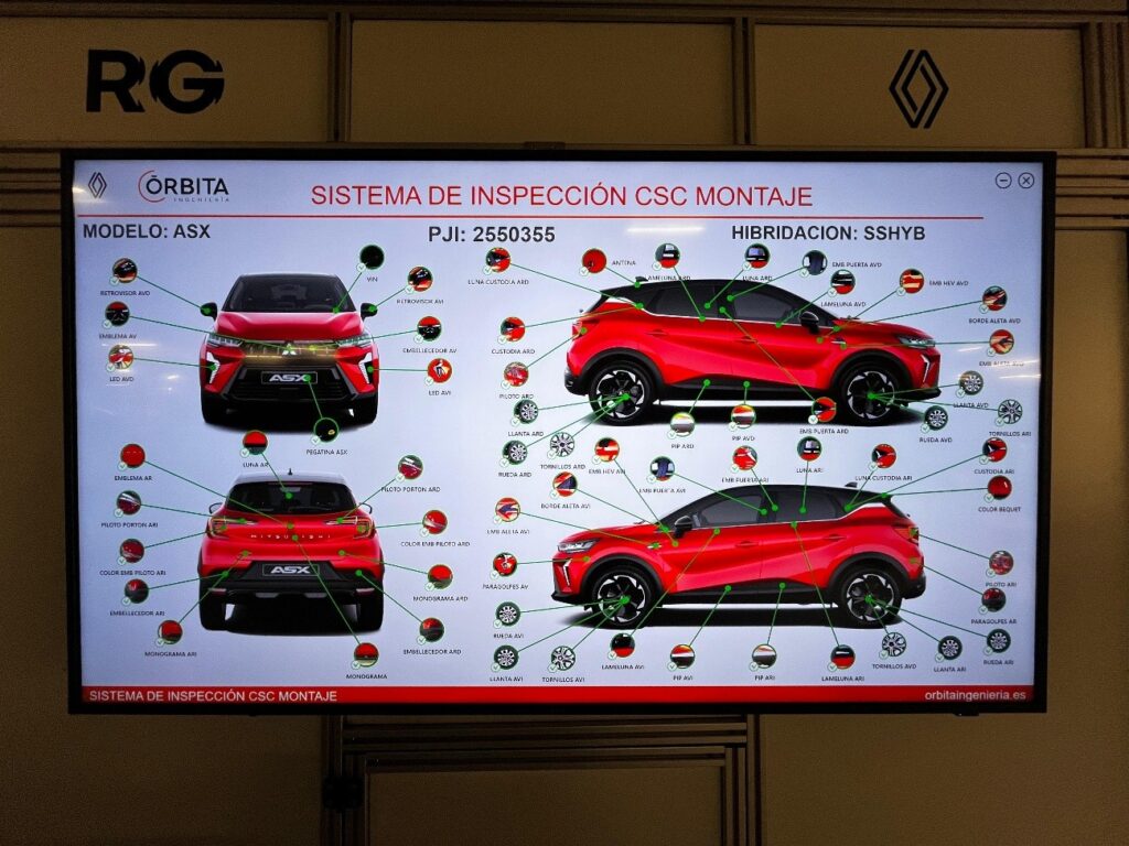 Inspección automática Grupo Renault - Órbita Ingeniería - Visión Artificial.